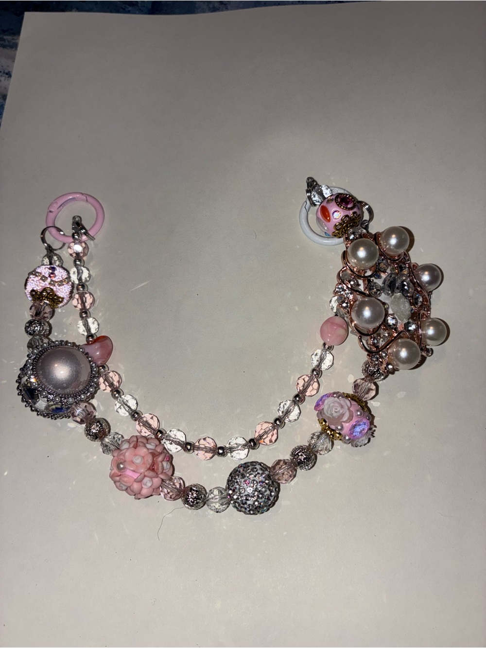 Purse charm Beaded Tassel Keychain Charm